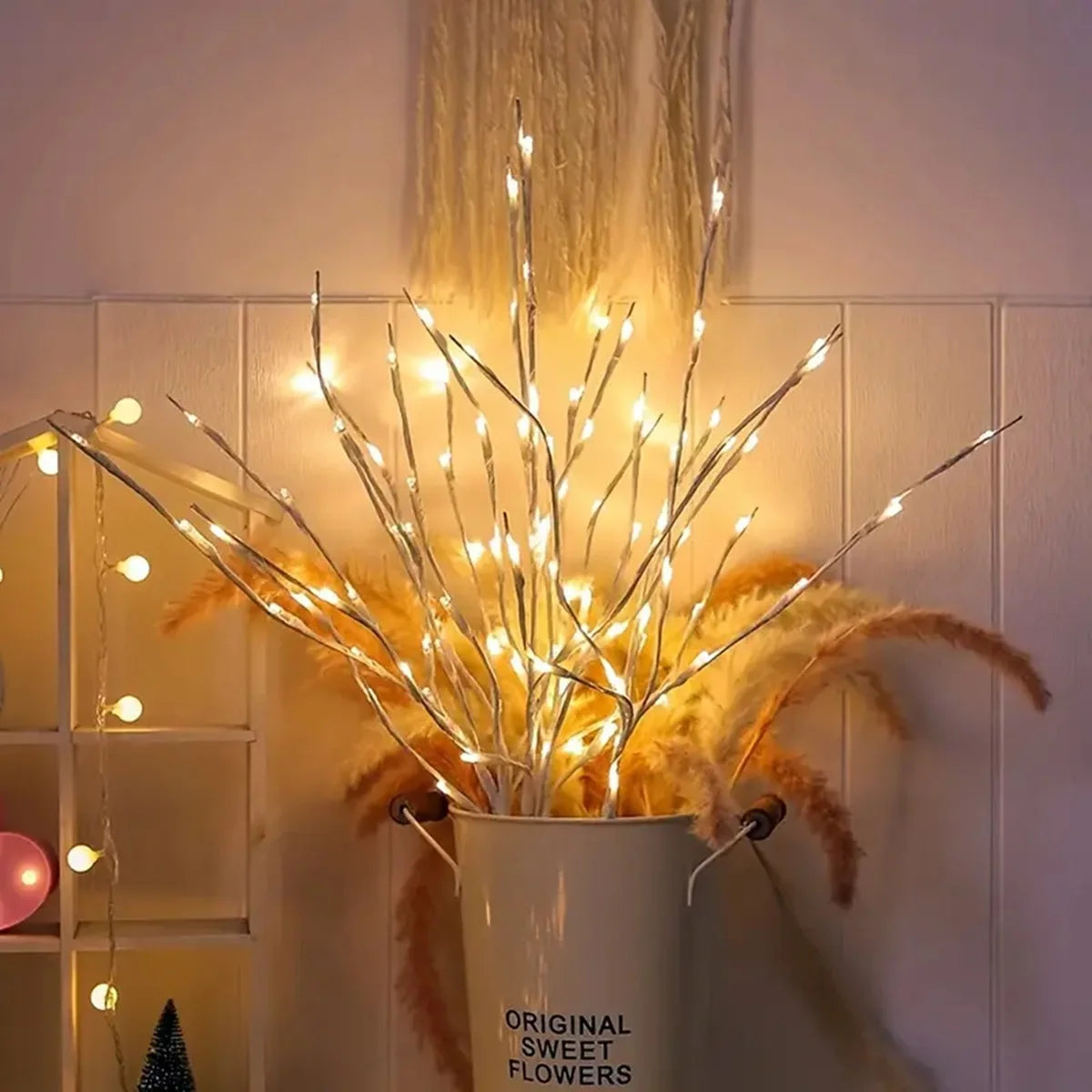 LED Birch Branch Lights