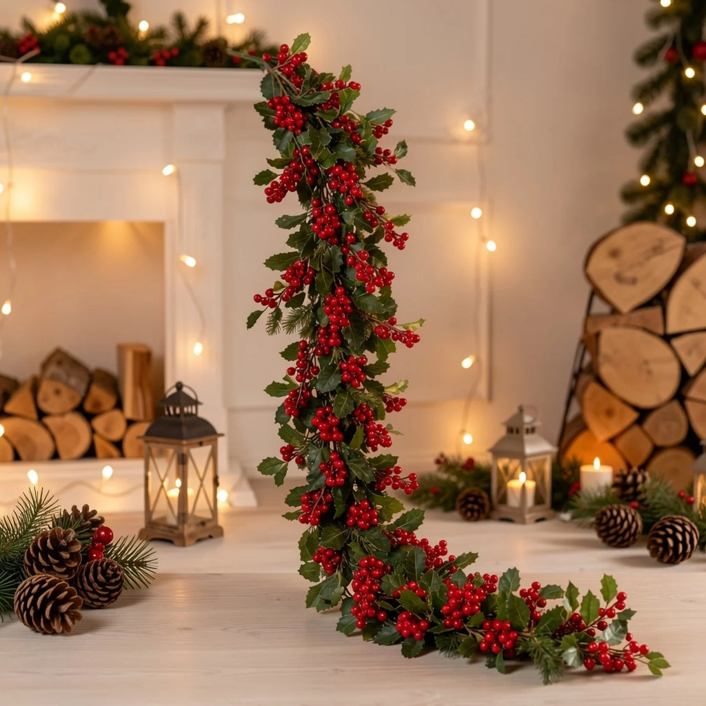 Berry Merry: 2-Pack Winterberry Christmas Garland