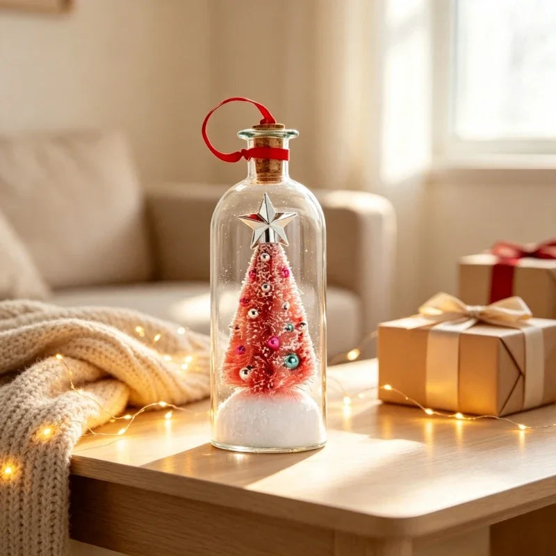 Say It Twice: Recordable Christmas Message Bottle Ornament