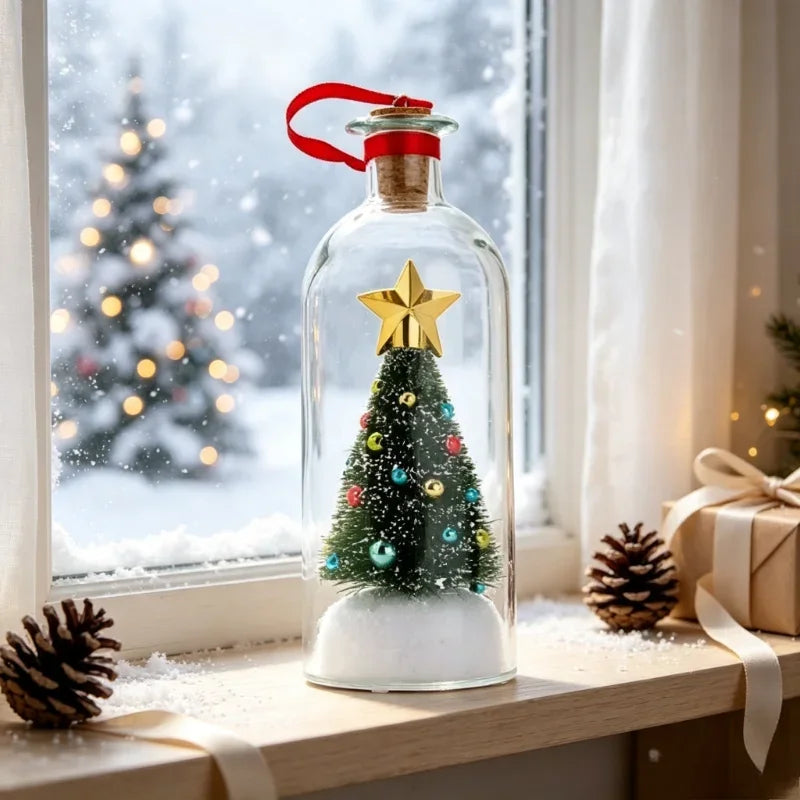 Say It Twice: Recordable Christmas Message Bottle Ornament