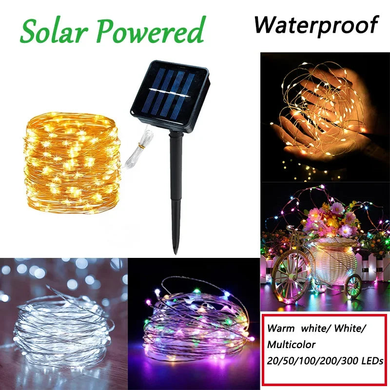 Sun Glow: Outdoor Solar Fairy String Lights