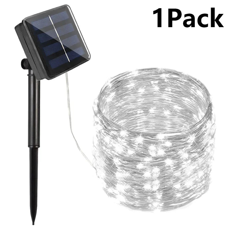 Sun Glow: Outdoor Solar Fairy String Lights