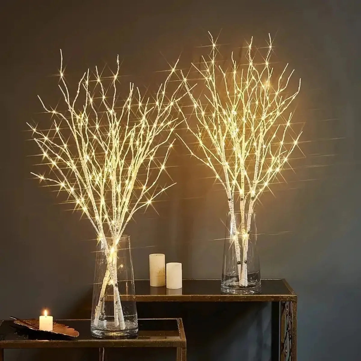 LED Birch Branch Lights