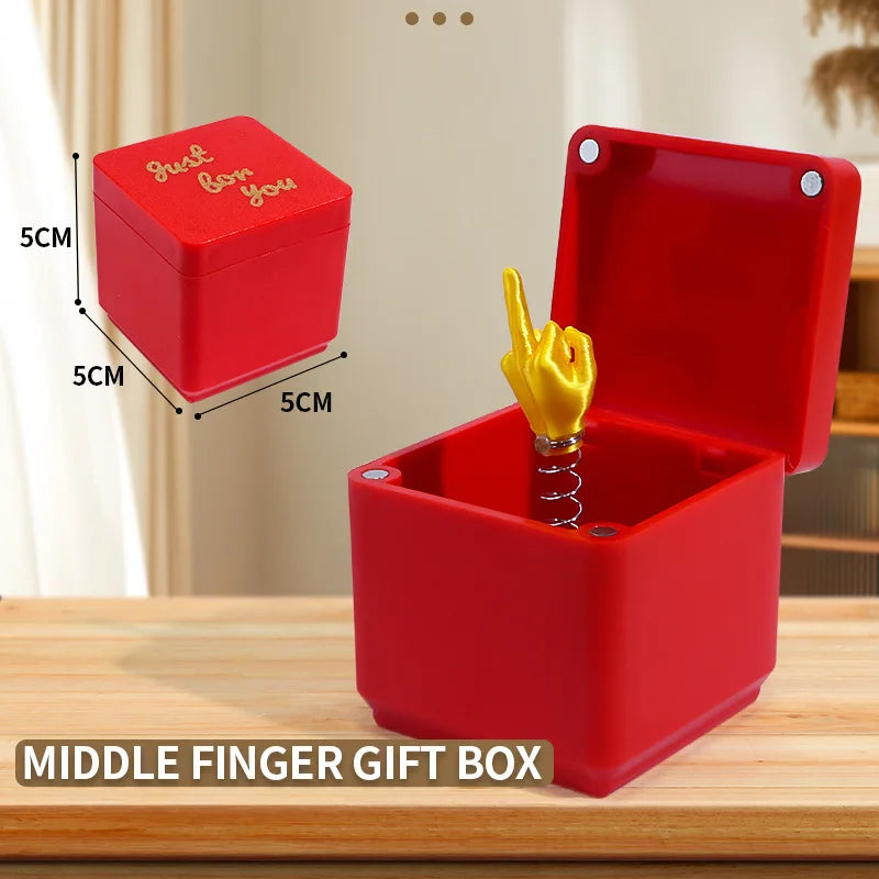 Surprise Inside: Middle Finger Prank Gift Box