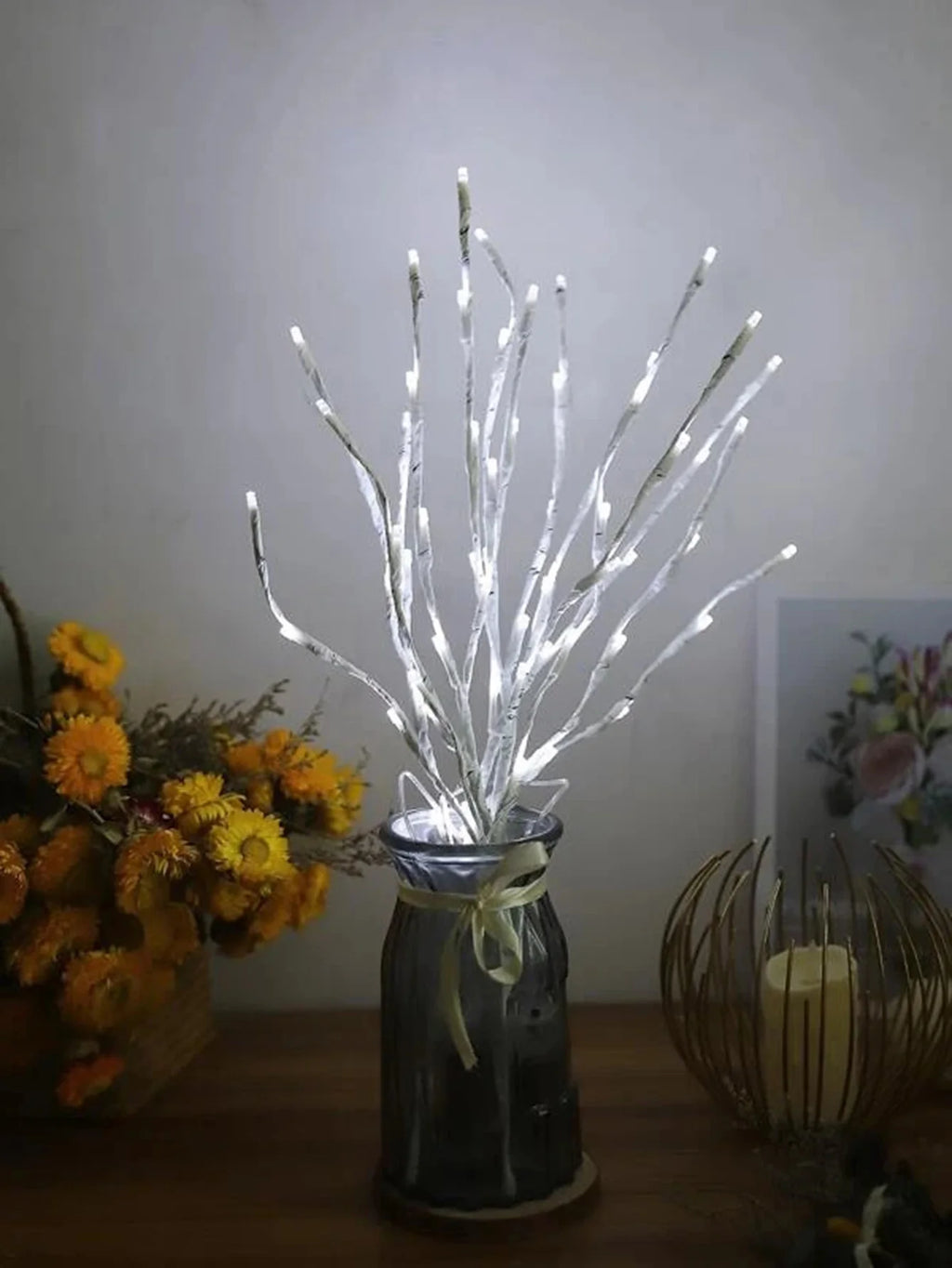 LED Birch Branch Lights