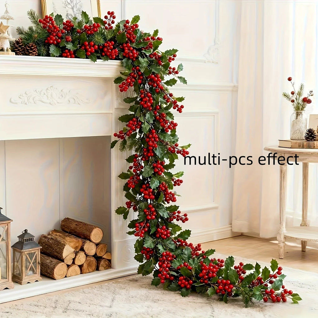 Berry Merry: 2-Pack Winterberry Christmas Garland