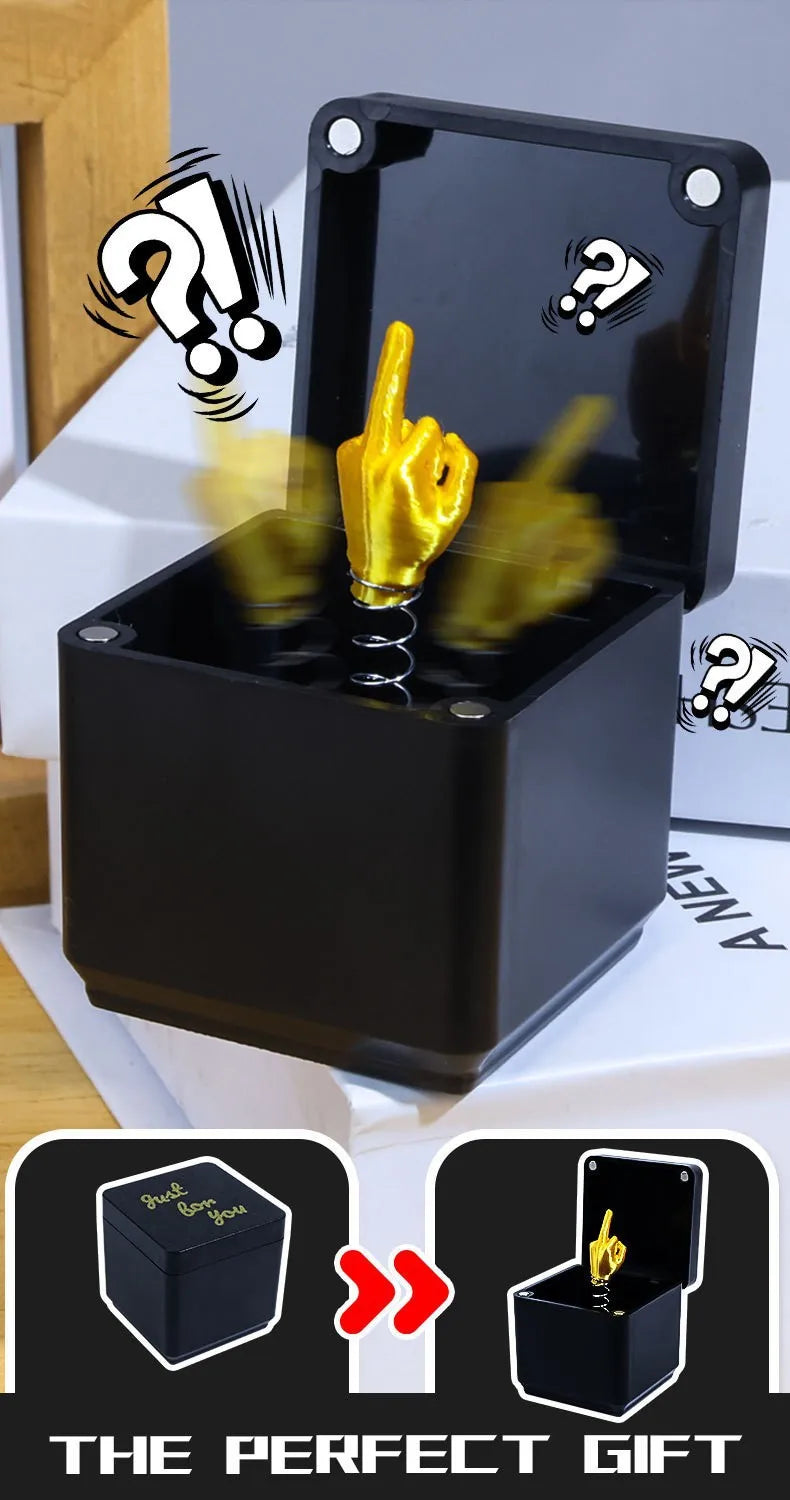 Surprise Inside: Middle Finger Prank Gift Box