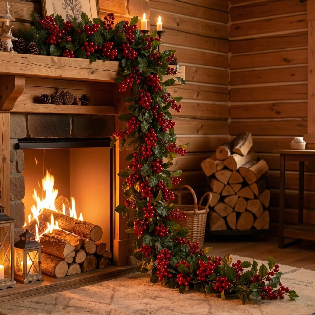 Berry Merry: 2-Pack Winterberry Christmas Garland
