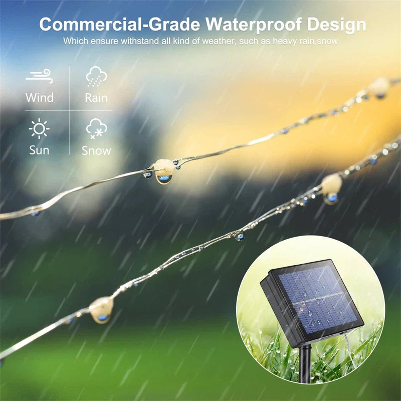 Sun Glow: Outdoor Solar Fairy String Lights