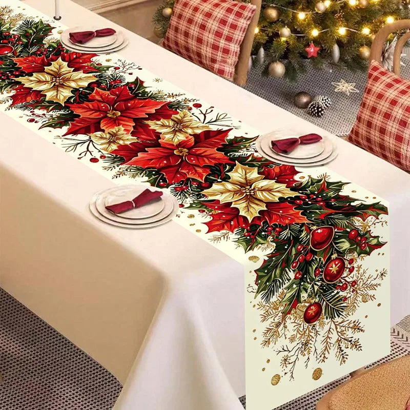 Retro Christmas Table Runner