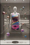 Baealien-mind All-Over Print Bodycon Dress